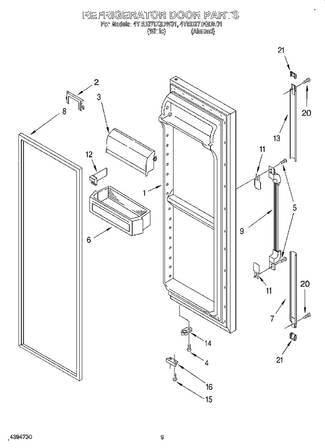 Diagram for 4YED27DQDW01