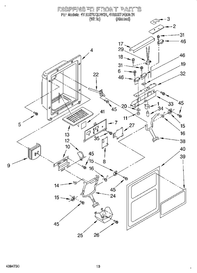 Diagram for 4YED27DQDW01