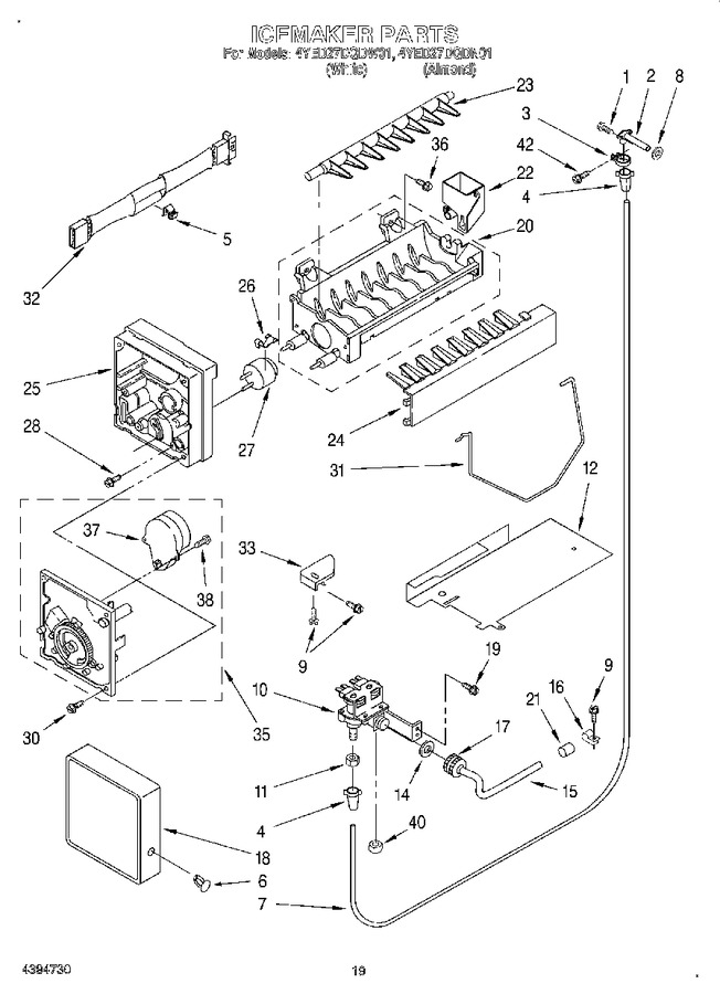 Diagram for 4YED27DQDW01