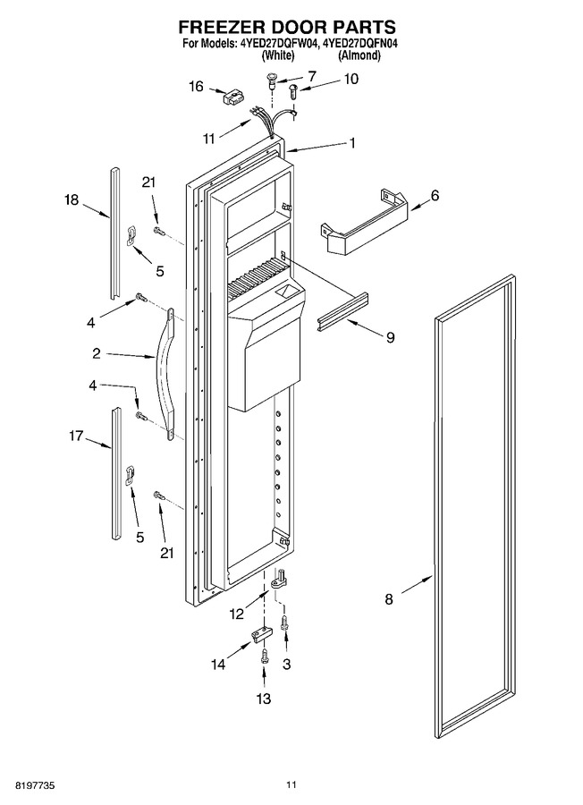 Diagram for 4YED27DQFW04