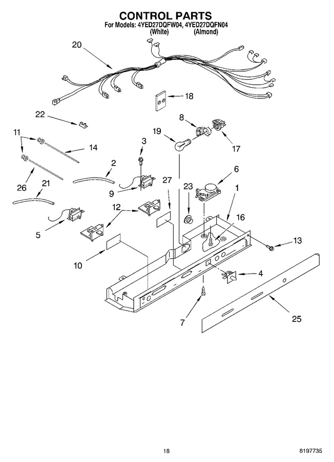 Diagram for 4YED27DQFW04