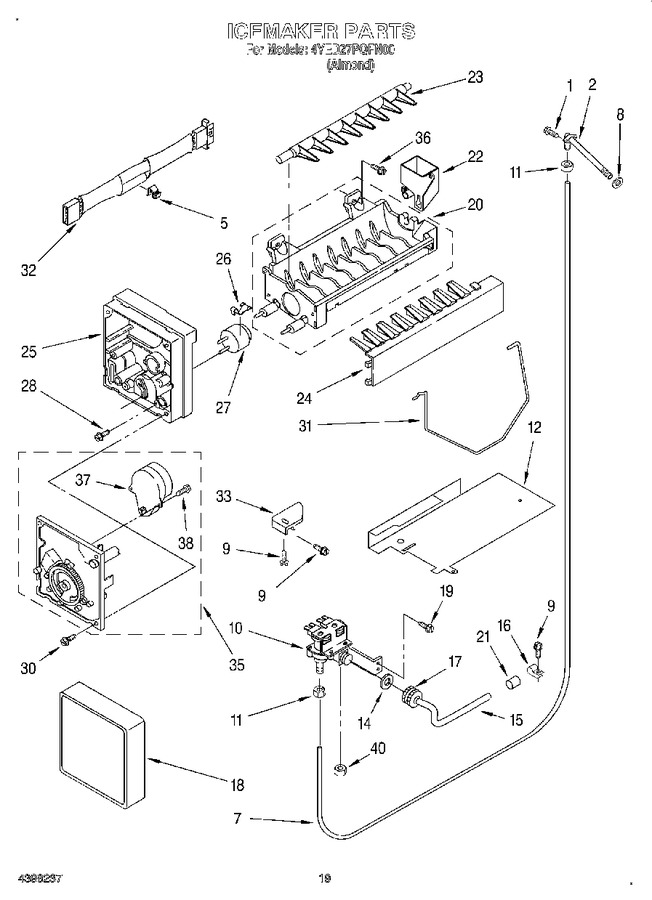 Diagram for 4YED27PQFN00
