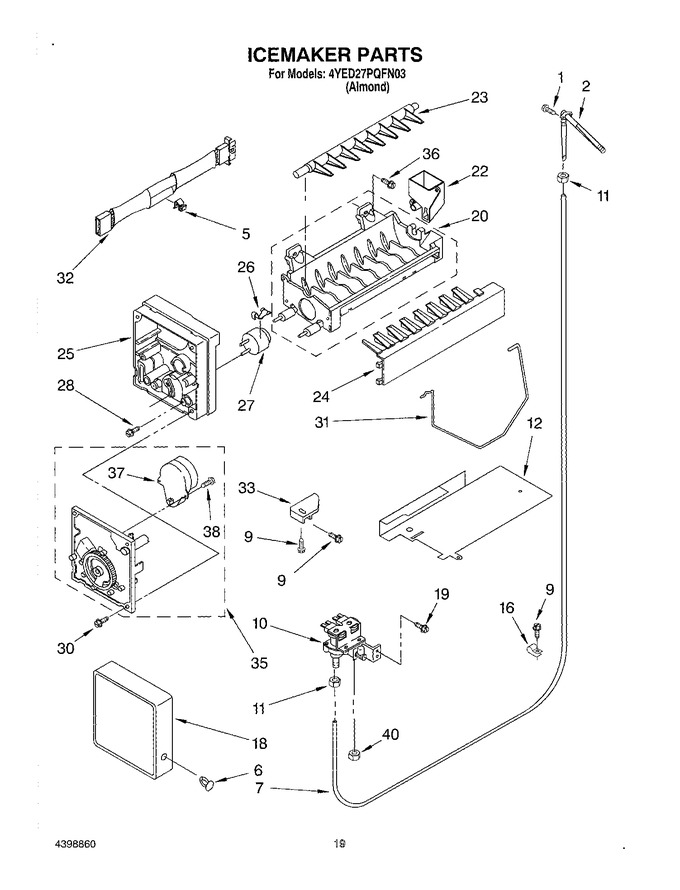 Diagram for 4YED27PQFN03