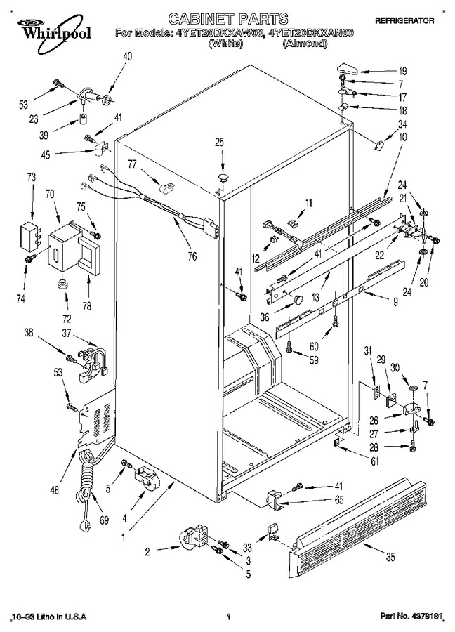 Diagram for 4YET20DKXAN00