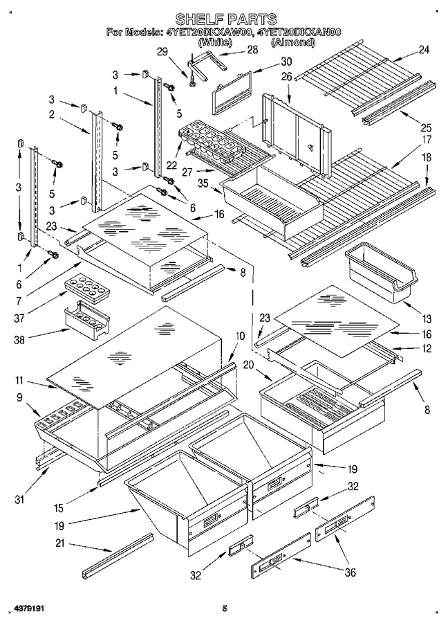 Diagram for 4YET20DKXAW00