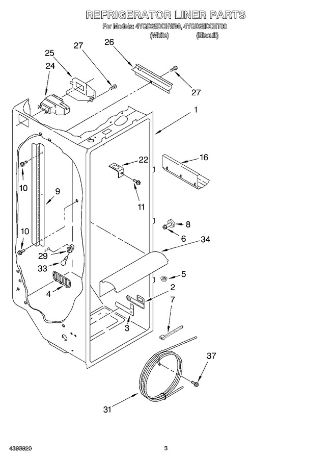 Diagram for 4YGD25DCHW00