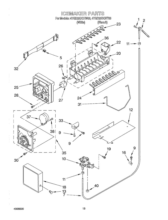 Diagram for 4YGD25DCHW00