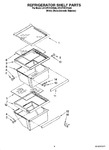 Diagram for 03 - Refrigerator Shelf Parts