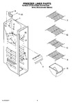 Diagram for 04 - Freezer Liner Parts