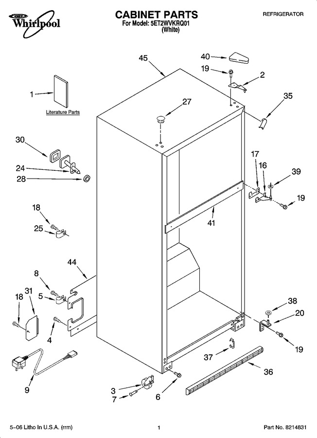 Diagram for 5ET2WVKRQ01