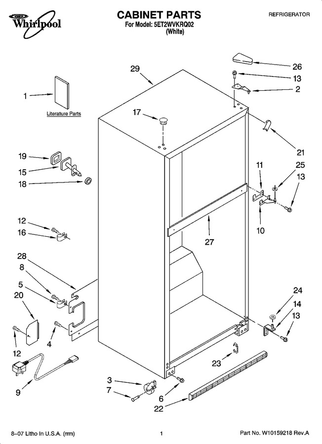 Diagram for 5ET2WVKRQ02