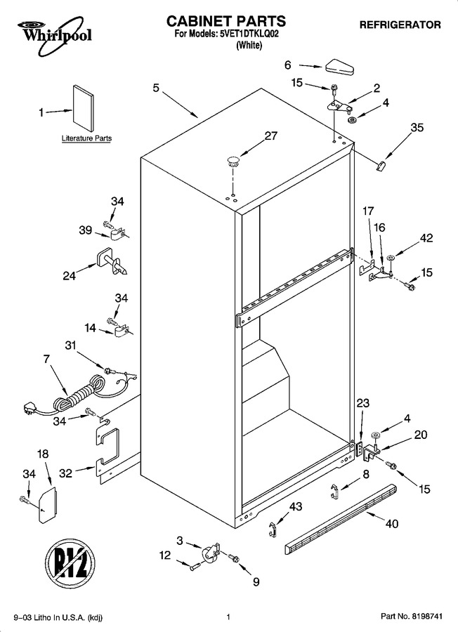 Diagram for 5VET1DTKLQ02