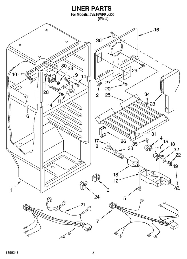Diagram for 5VET6WPKLQ00