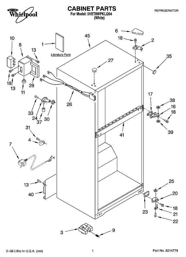 Diagram for 5VET8WPKLQ04