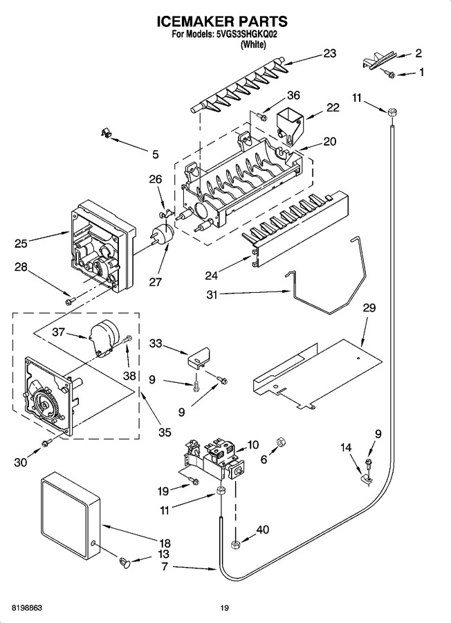 Diagram for 5VGS3SHGKQ02