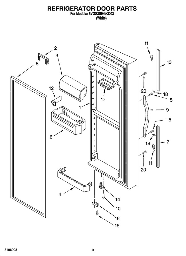 Diagram for 5VGS3SHGKQ03
