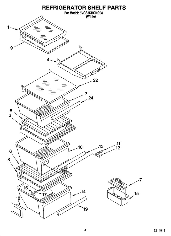 Diagram for 5VGS3SHGKQ04