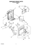 Diagram for 08 - Dispenser Front Parts