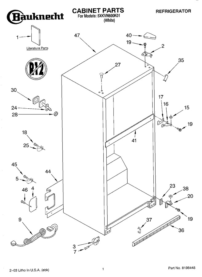 Diagram for 5XKVN600K01