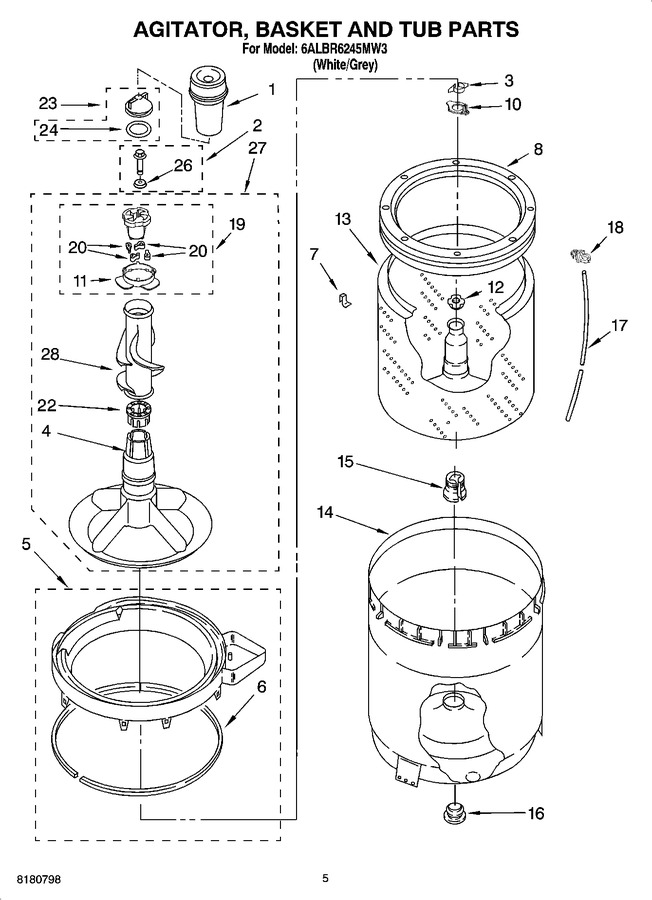 Diagram for 6ALBR6245MW3