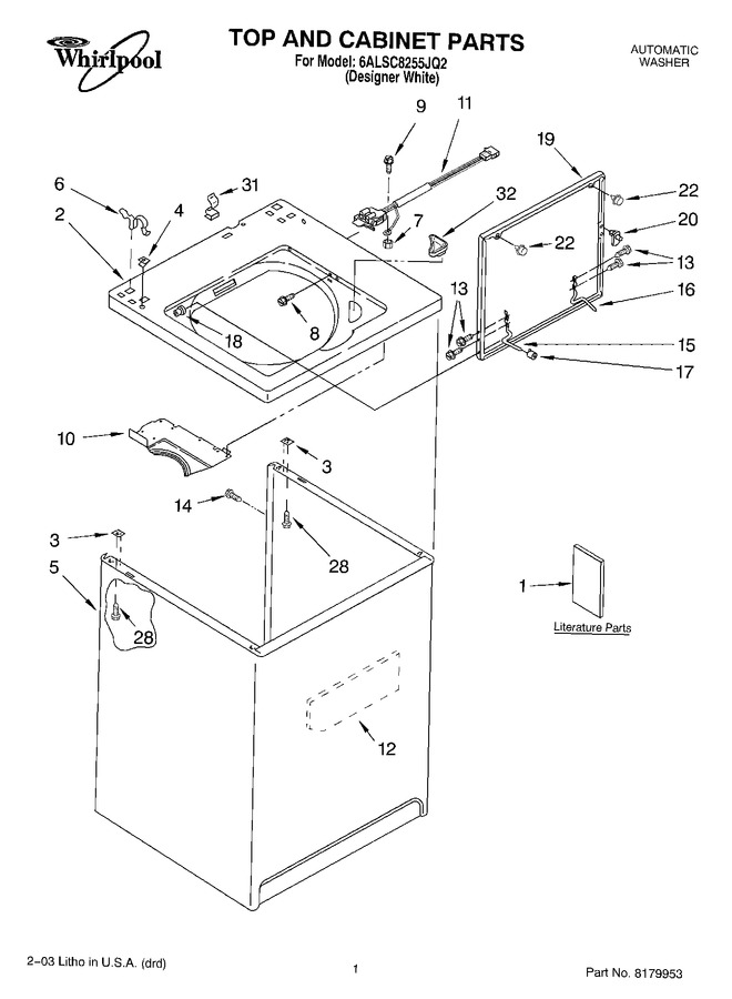 Diagram for 6ALSC8255JQ2