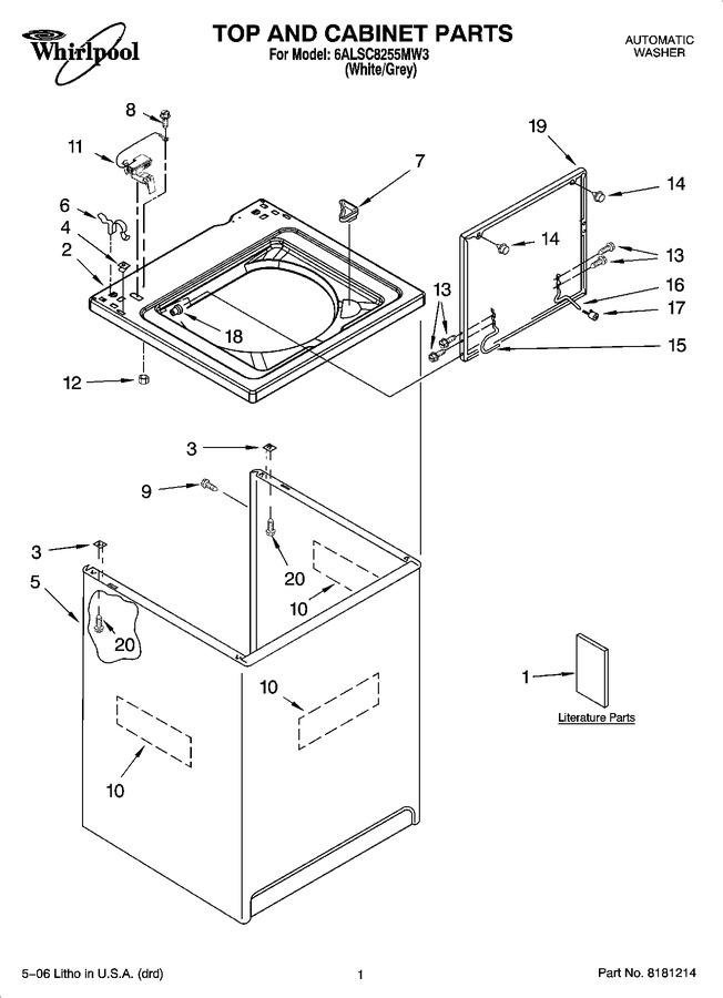 Diagram for 6ALSC8255MW3