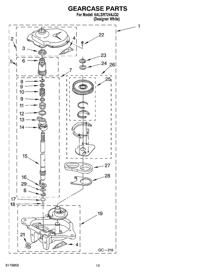 Diagram for 6ALSR7244JQ2