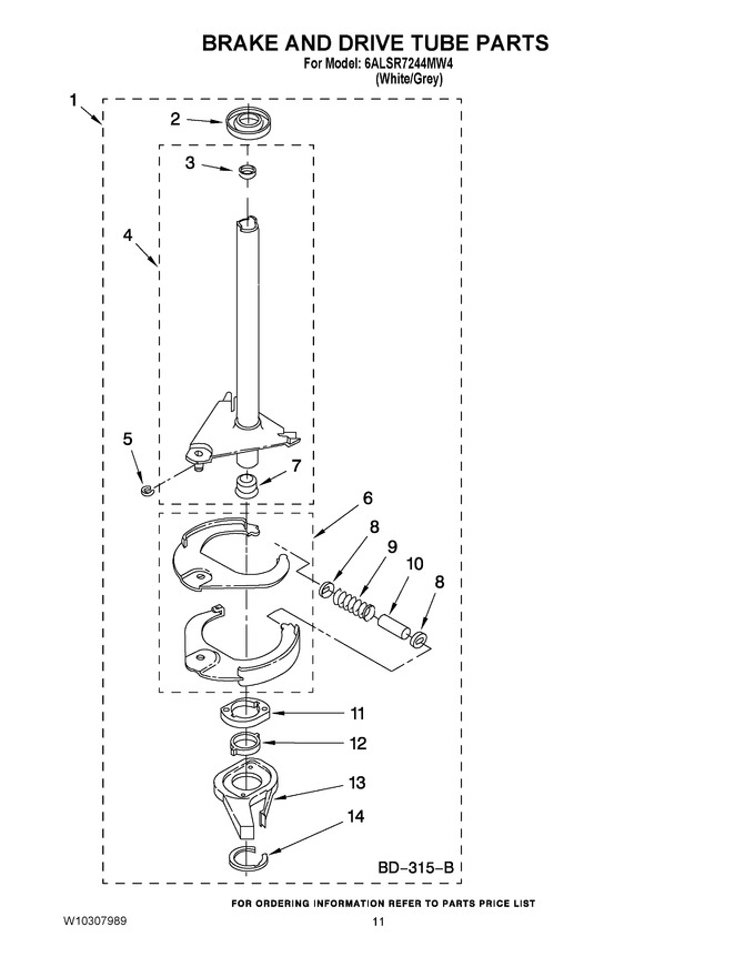 Diagram for 6ALSR7244MW4