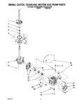 Diagram for 06 - Brake, Clutch, Gearcase, Motor And Pump