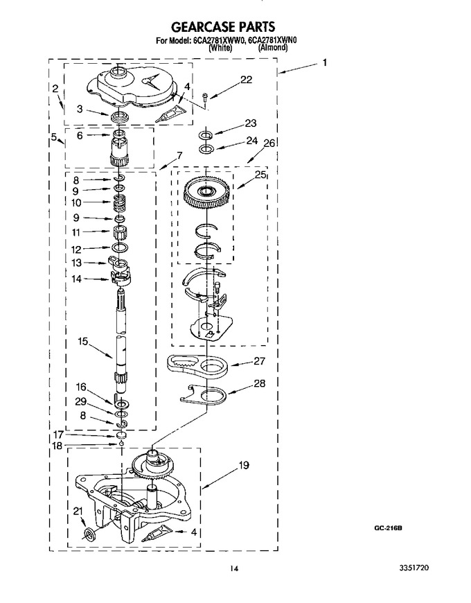 Diagram for 6CA2781XWG0
