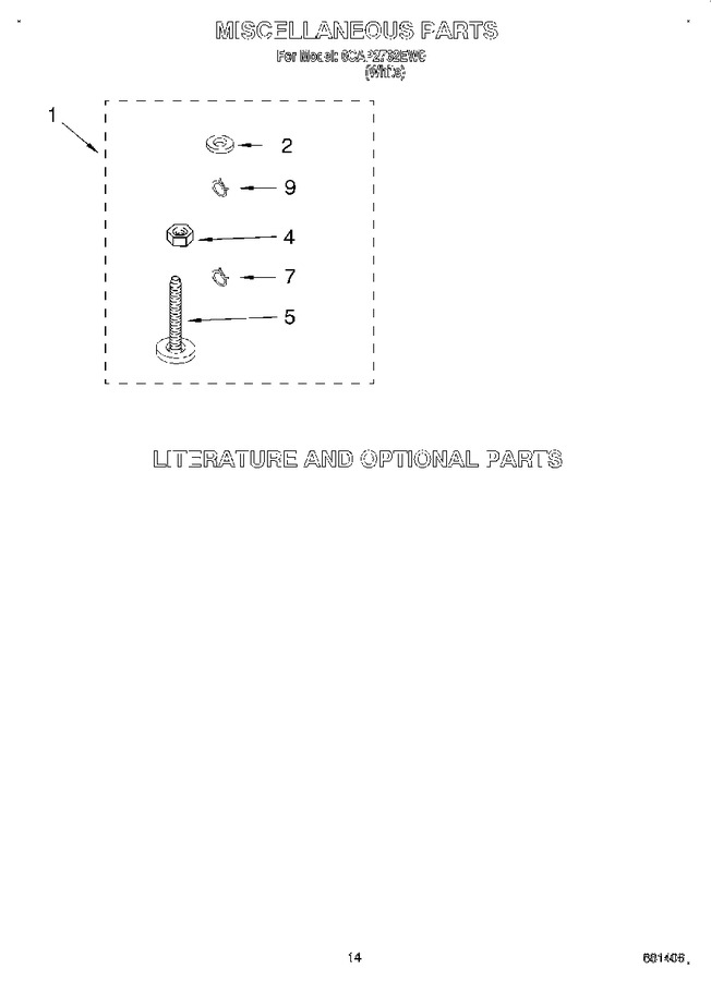 Diagram for 6CAP2762EW0