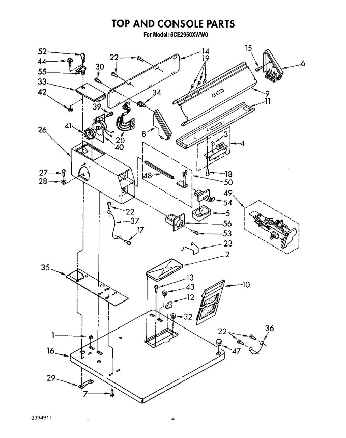 Diagram for 6CE2950XWW0