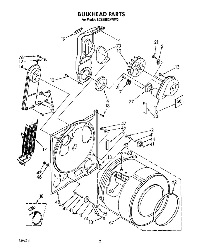 Diagram for 6CE2950XWW0