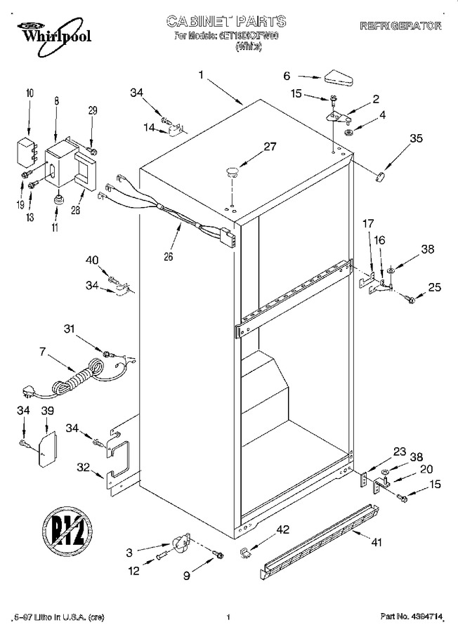 Diagram for 6ET19DKXFW00