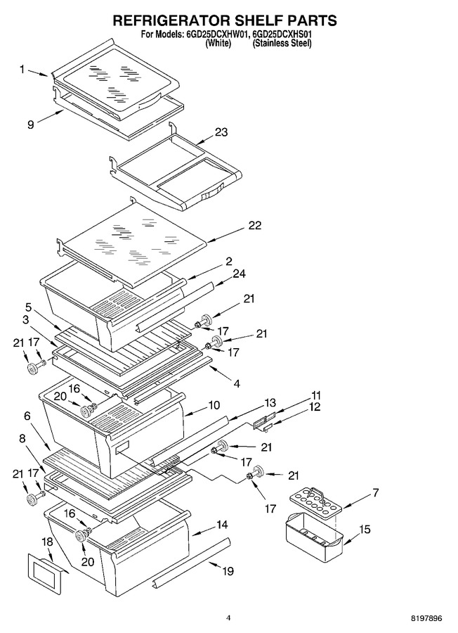 Diagram for 6GD25DCXHW01