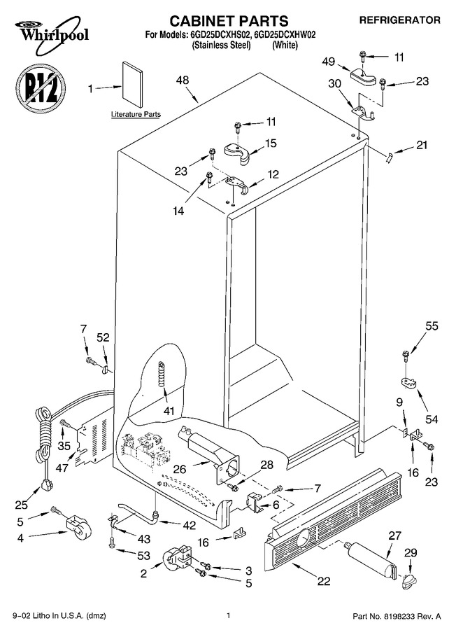 Diagram for 6GD25DCXHW02