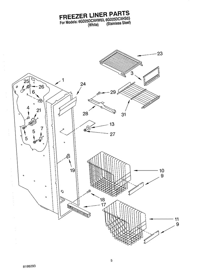 Diagram for 6GD25DCXHW03