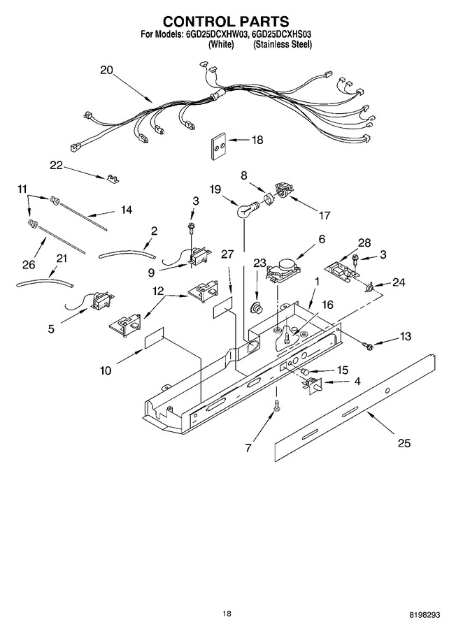 Diagram for 6GD25DCXHW03
