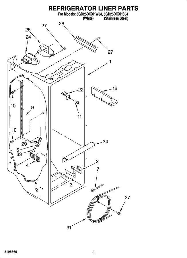 Diagram for 6GD25DCXHW04