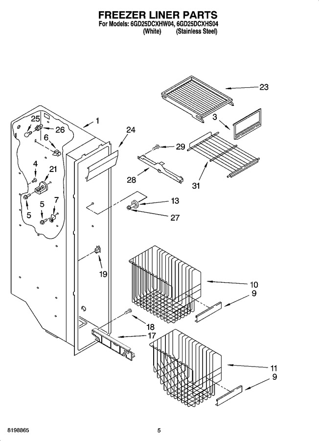 Diagram for 6GD25DCXHW04