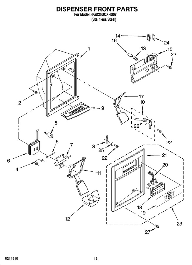 Diagram for 6GD25DCXHS07
