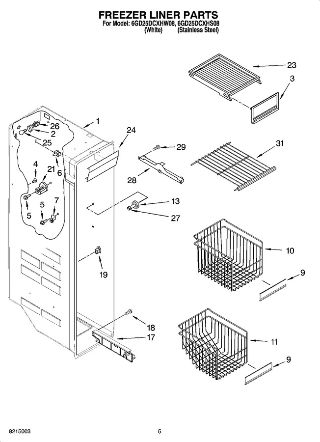 Diagram for 6GD25DCXHW08
