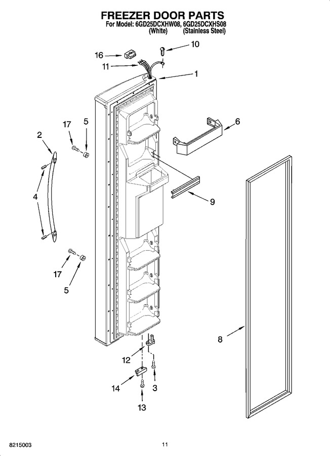 Diagram for 6GD25DCXHW08