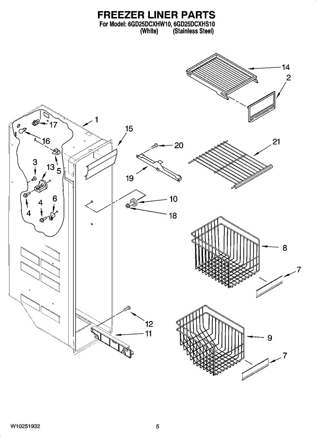 Diagram for 6GD25DCXHW10