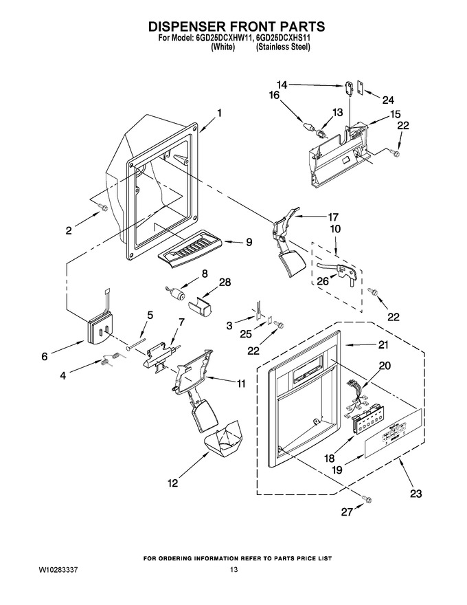 Diagram for 6GD25DCXHS11