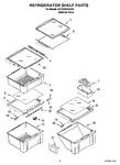 Diagram for 03 - Refrigerator Shelf Parts
