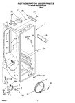 Diagram for 02 - Refrigerator Liner Parts
