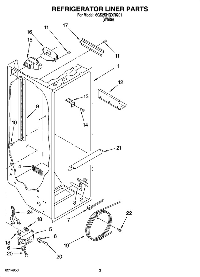 Diagram for 6GS2SHQXRQ01