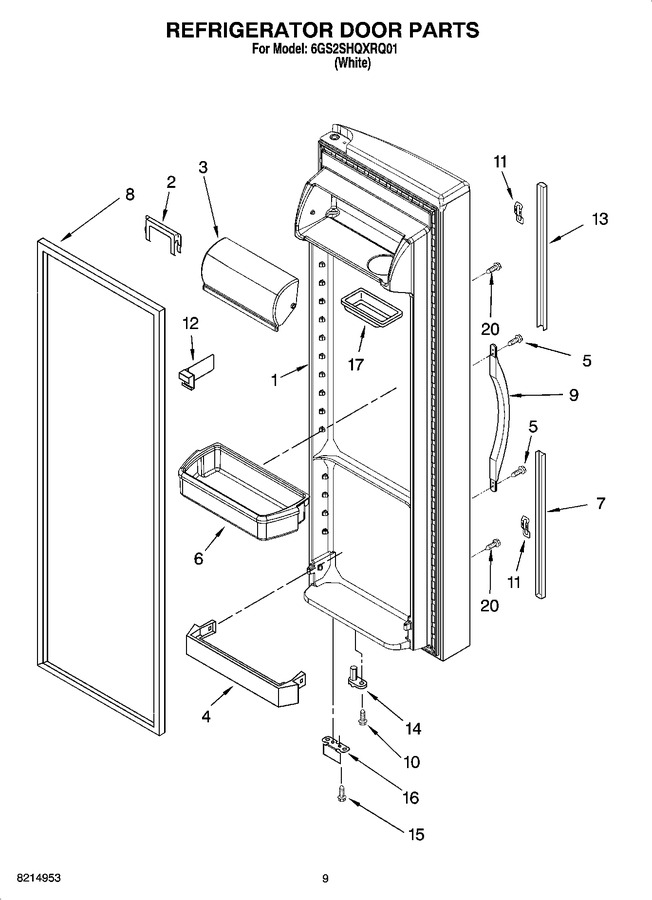 Diagram for 6GS2SHQXRQ01