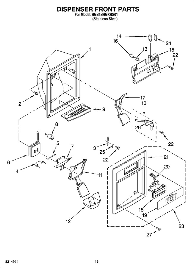 Diagram for 6GS5SHGXRS01